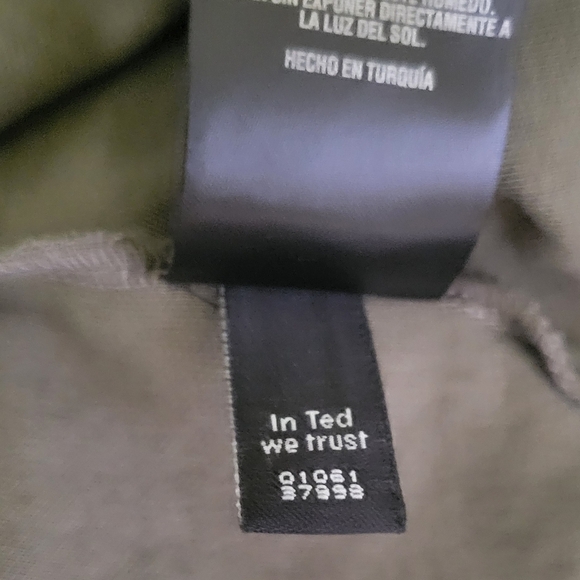 *Sold* Ted Baker London Men's Khaos Green Slim Fit Tee Shirt Short Sleeve - Picture 12 of 13